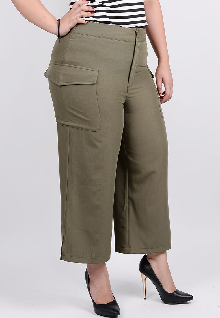 Picture of Wide Leg Pants with Pockets
