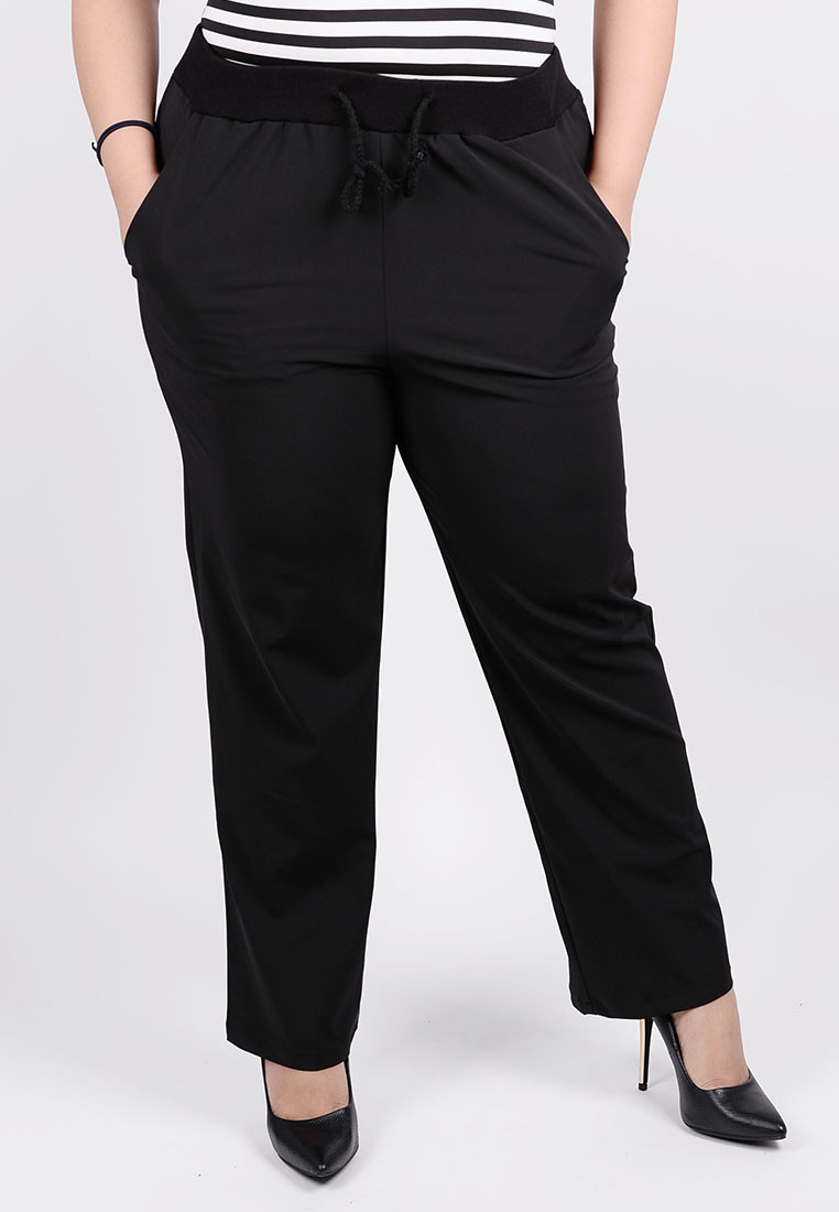 Picture of Womens Drawstring Plus Size Pants