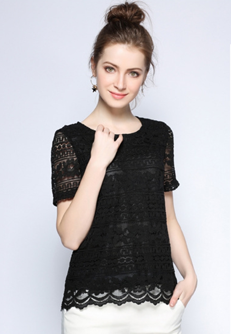 Picture of Short Sleeve Lace Top