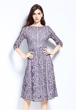 3 quarter sleeve dress