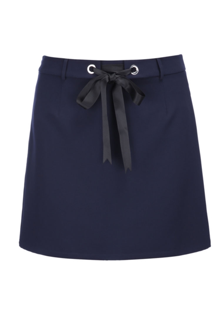 Picture of Waist Ribbon Plus Size Slim Skirt