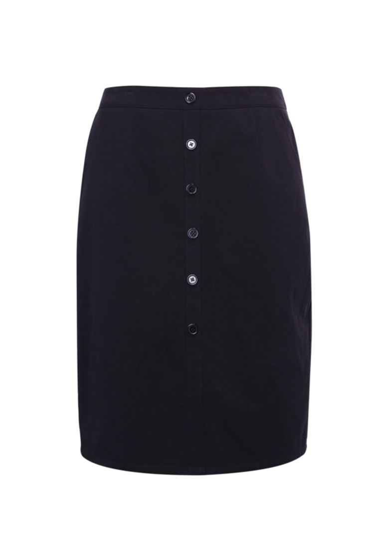 Picture of Front Button Plus Size Slim SKirt