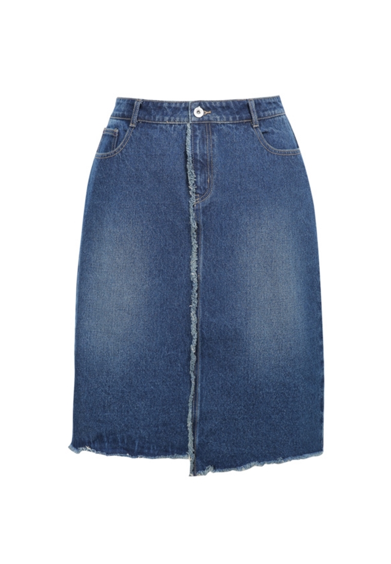 Picture of Plus Size Denim Skirt