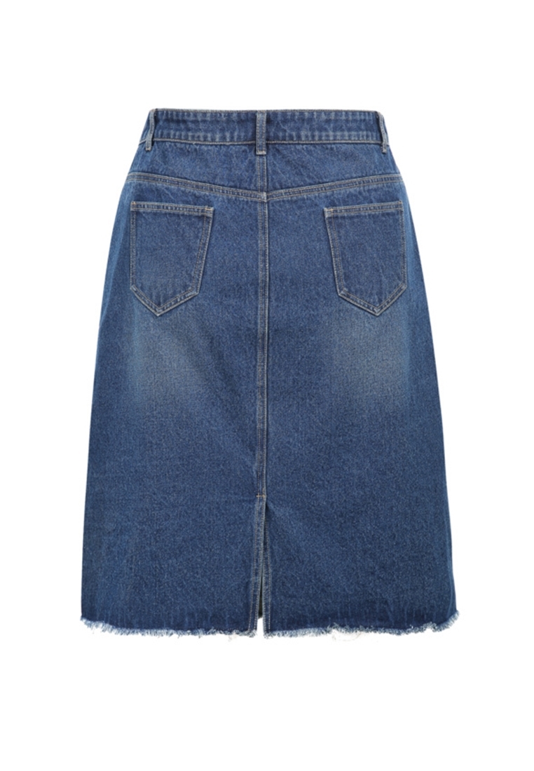 Picture of Plus Size Denim Skirt