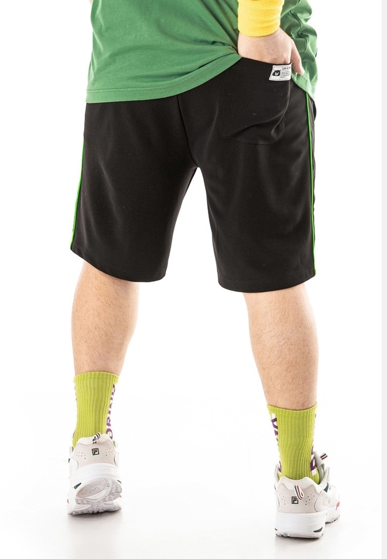 Back view of Plus size sports shorts.