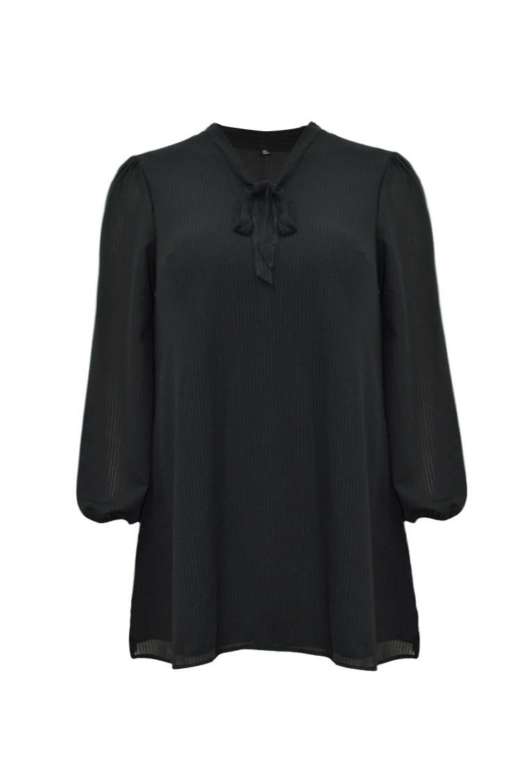 Picture of Puffed Sleeve Plus size A Line Tunic/Dress