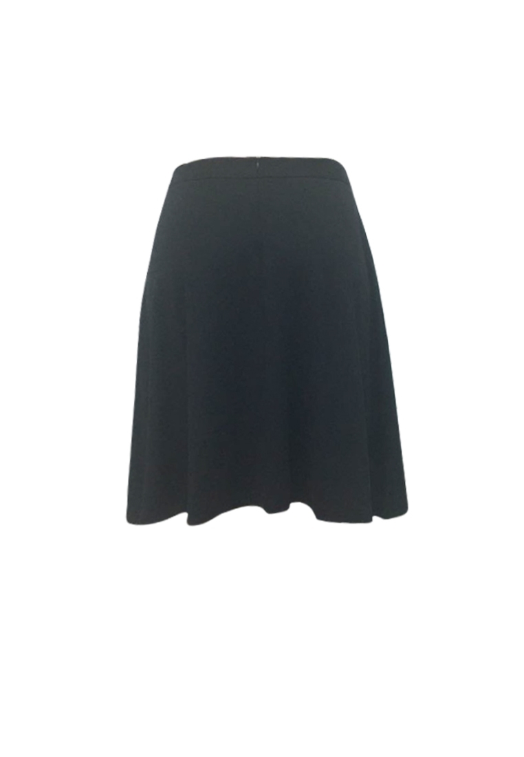 Picture of Plus Size Knee Length Flare Skirt With Side Pockets
