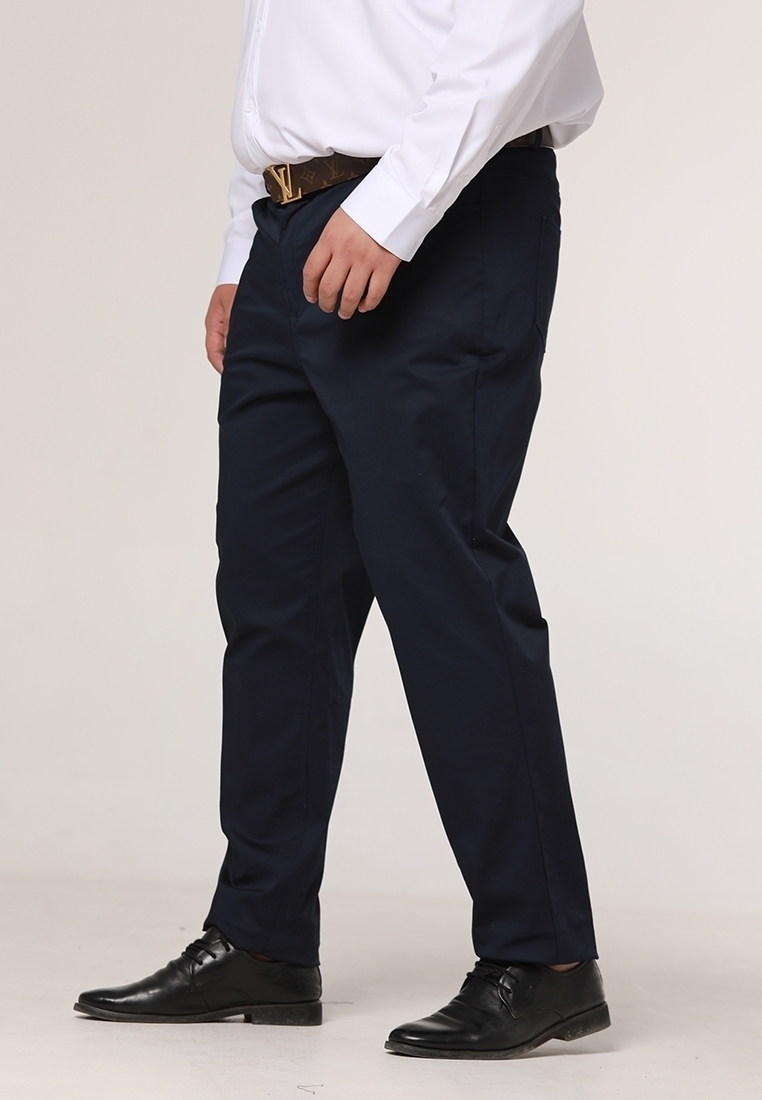 Plus size store navy work trousers