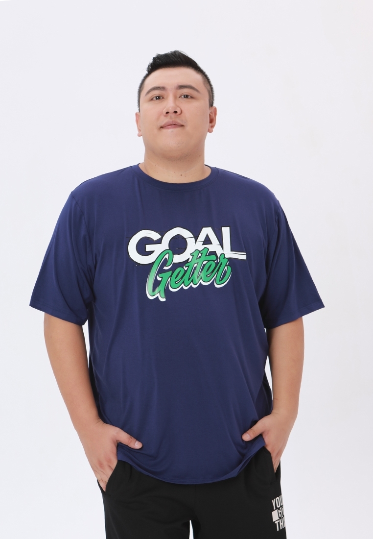 Picture of 【VIMEN】Plus Size Green Print T-Shirt