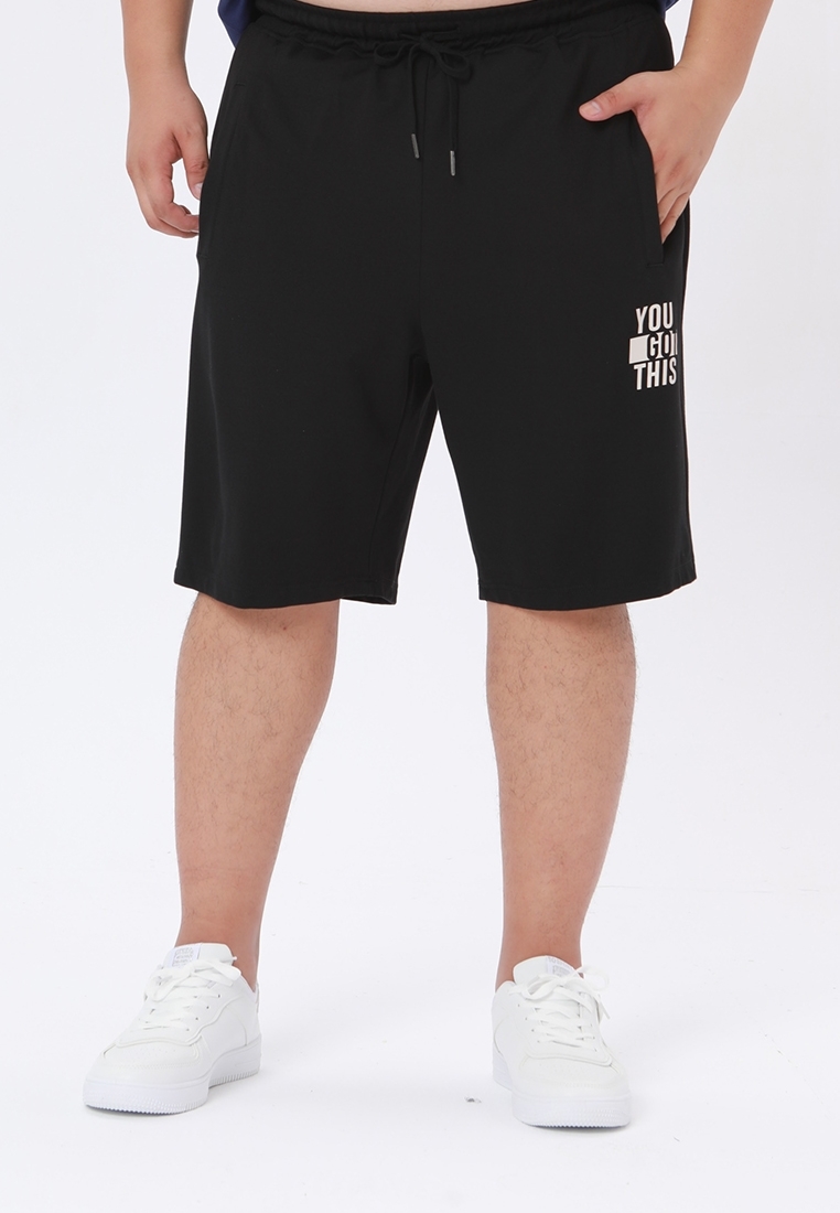 Picture of Plus Size Men Print Shorts