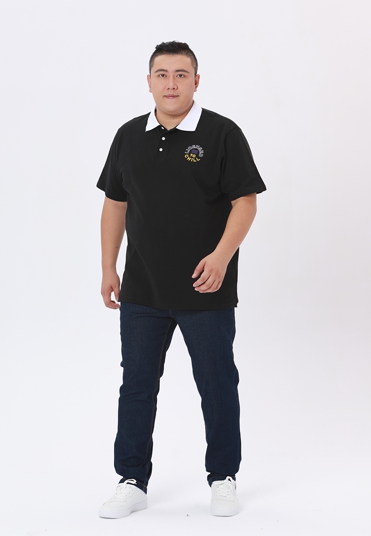 Picture of 【VIMEN】Plus Size Embroidery POLO