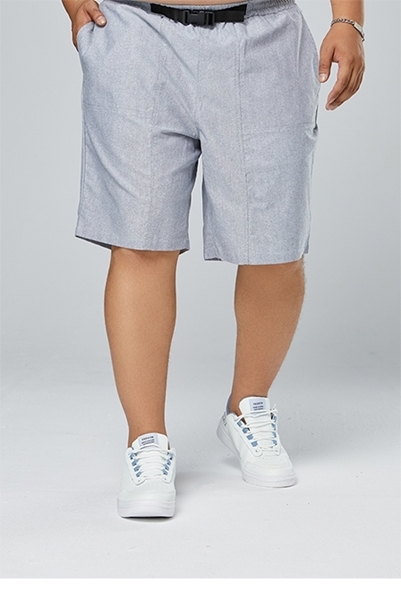 Picture of 【VIMEN】Plus Size Oxford Men's Shorts
