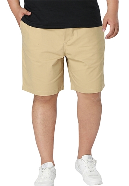 Picture of 【VIMEN】Old Elastic Waist Cotton Shorts