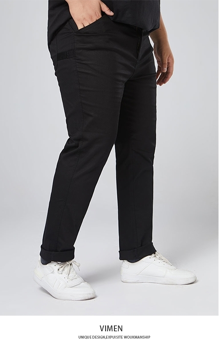 Picture of 【VIMEN】Slim Fit Men Plus Size Pants
