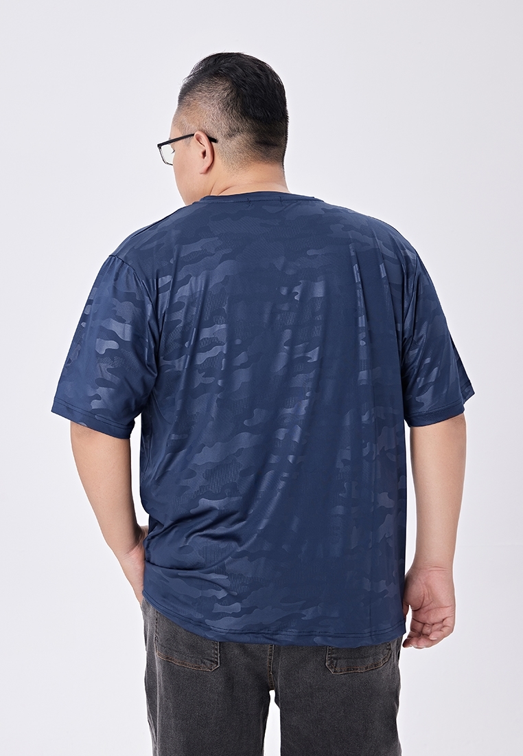 Picture of 【VIMEN】Plus Size Camo Print Dry Fit T-shirt