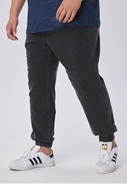 Picture of 【VIMEN】Plus Size Men Denim Jogger Jeans
