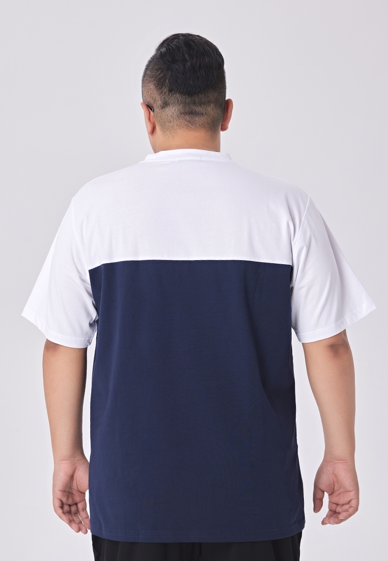 Picture of 【VIMEN】Plus Size Hit Color T-shirt