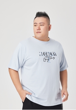 Picture of 【VIMEN】Plus Size Star with Print T-shirt