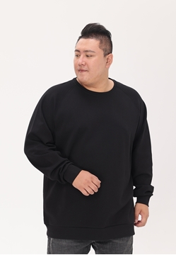 Picture of 【VIMEN】Plus Size Long Sleeve O Neck Shirt
