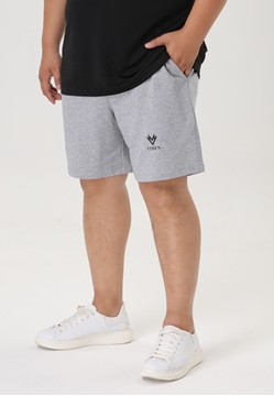 Picture of Plus Size Print Sweat Shorts