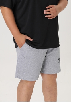 Picture of 【VIMEN】Plus Size Print Sweat Shorts