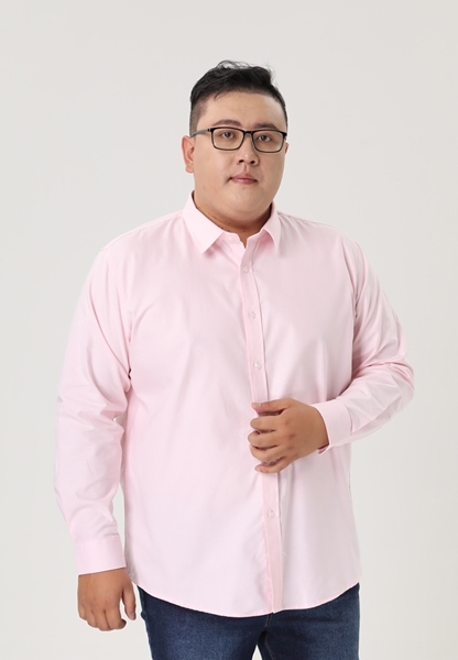 Long Sleeve Cotton Shirt. Plus Size Clothes Online Shop Singapore ...