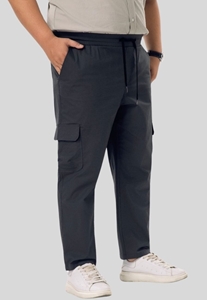 Picture of 【VIMEN】 Plus Size Elastic Waist Men Cargo Pants