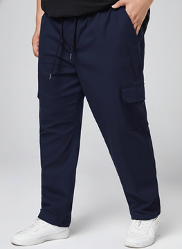Picture of 【VIMEN】Elastic Waist Men Cargo Pants(42-50)
