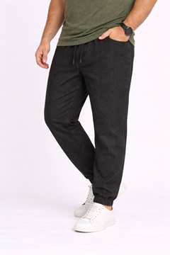 Picture of Men Elastic Denim Jogger