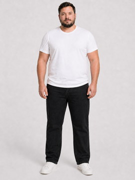 Picture of VIMEN Big Size Men Basic Jeans