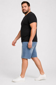 Picture of VIMEN Stretch Denim Shorts