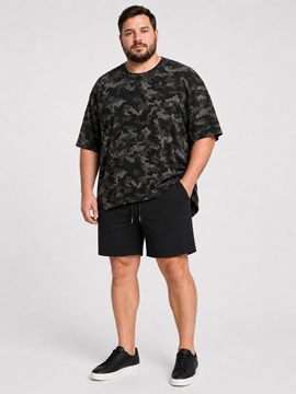 Picture of Camo Big Size Men T Shirt