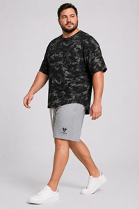Picture of Camo Big Size Men T Shirt