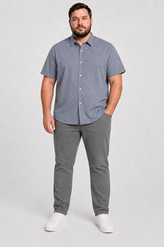 Picture of 【VIMEN】Cotton SS Shirt