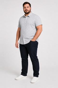 Picture of 【VIMEN】Iron Free SS Shirt
