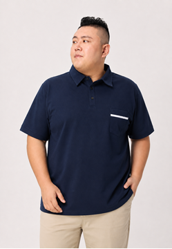 Picture of 【VIMEN】Front Pocket POLO Shirt